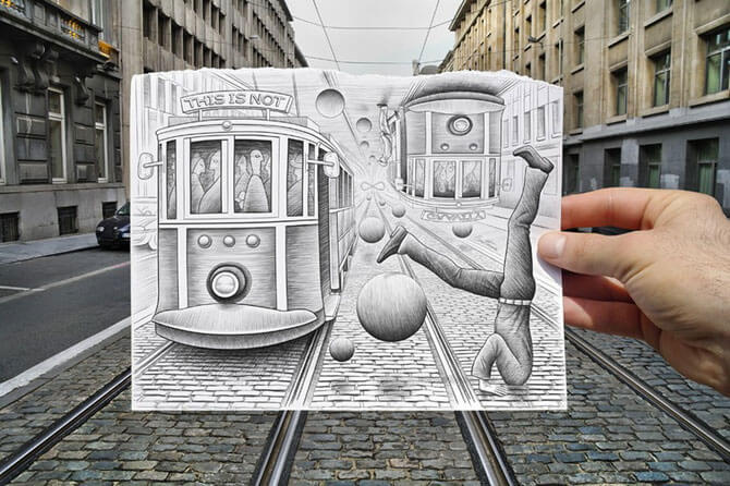 Ben Heine - Pencil Vs Camera