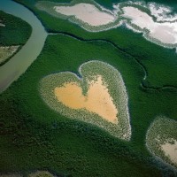 Heart in Voh в Новой Каледонии