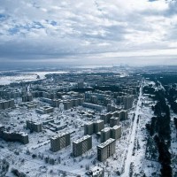 Припять - заброшенный город возле Чернобыльской АЭС. Украина