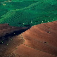 Сельский пейзаж в Анатолии. Турция