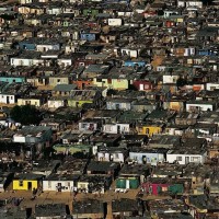 Бедняцкий пригород (тауншип) Кейптауна, где селились чернокожие во время апартеида. ЮАР