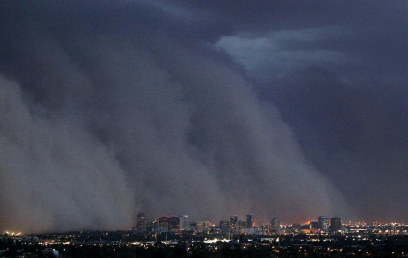 Пылевая буря в Аризоне