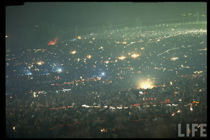 Легендарный рок-фестиваль Вудсток 1969 года