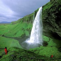 Водопад Сельяландфосс, Исландия