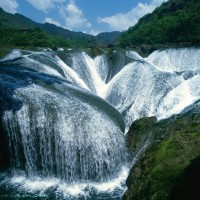 Водопад Жемчужина, долина Цзючжайгоу, Китай