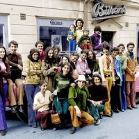 Усама бен Ладен во время визита в Лондон со своей семьей в начале 70-х.