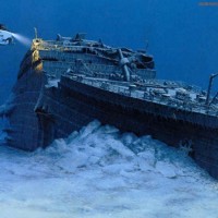 Один из редких подводных снимков Титаника.