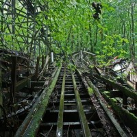 Заброшенный парк, озеро Chippewa, США