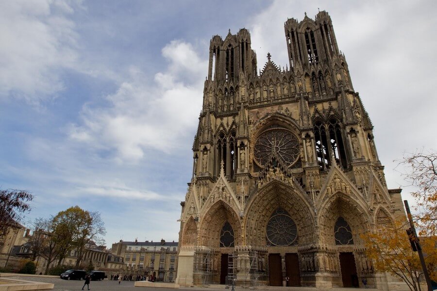 Фото: Реймсский собор (Notre-Dame de Reims), Франция
