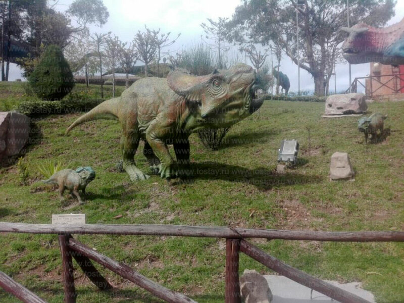 Парк динозавров в Боливии (Parque Cretácico)