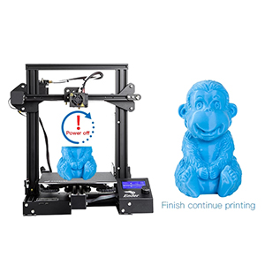 фото: Ender 3 Pro может возобновить печать после отключения питания или в случае любой другой неожиданной остановки печати.