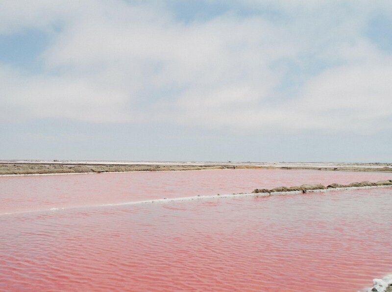 Розовое озеро Ретба в Синегале