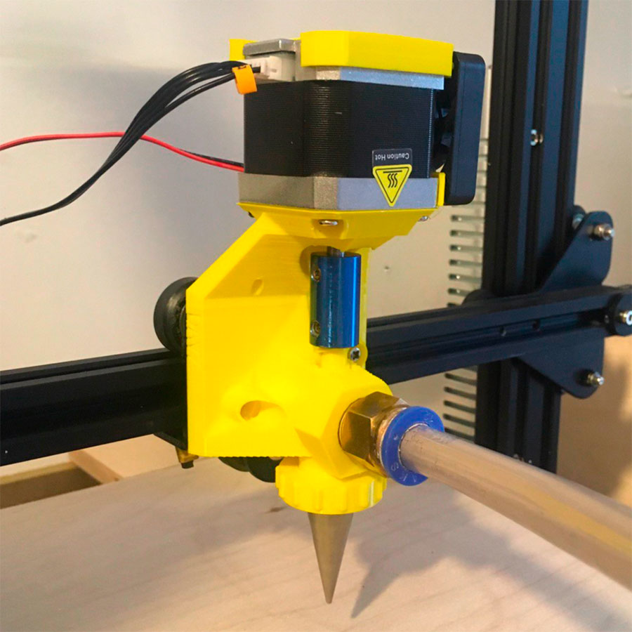 Фото: Печать глиной на принтере Ender 3