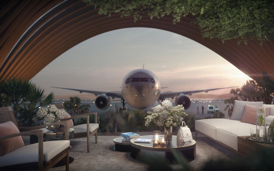 Фото: Проект аэропорта на Красном море в Саудовской Аравии