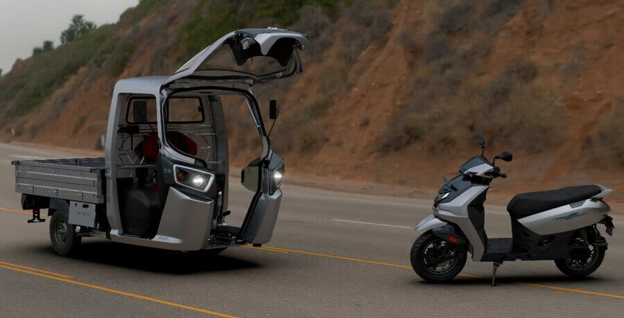 Фото: Электрический транформер Surge S32 (грузовик - скутер)